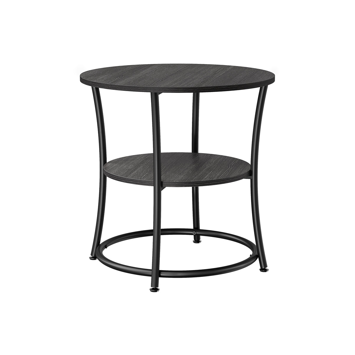 Round End Table With 2 Shelves - product photo 21