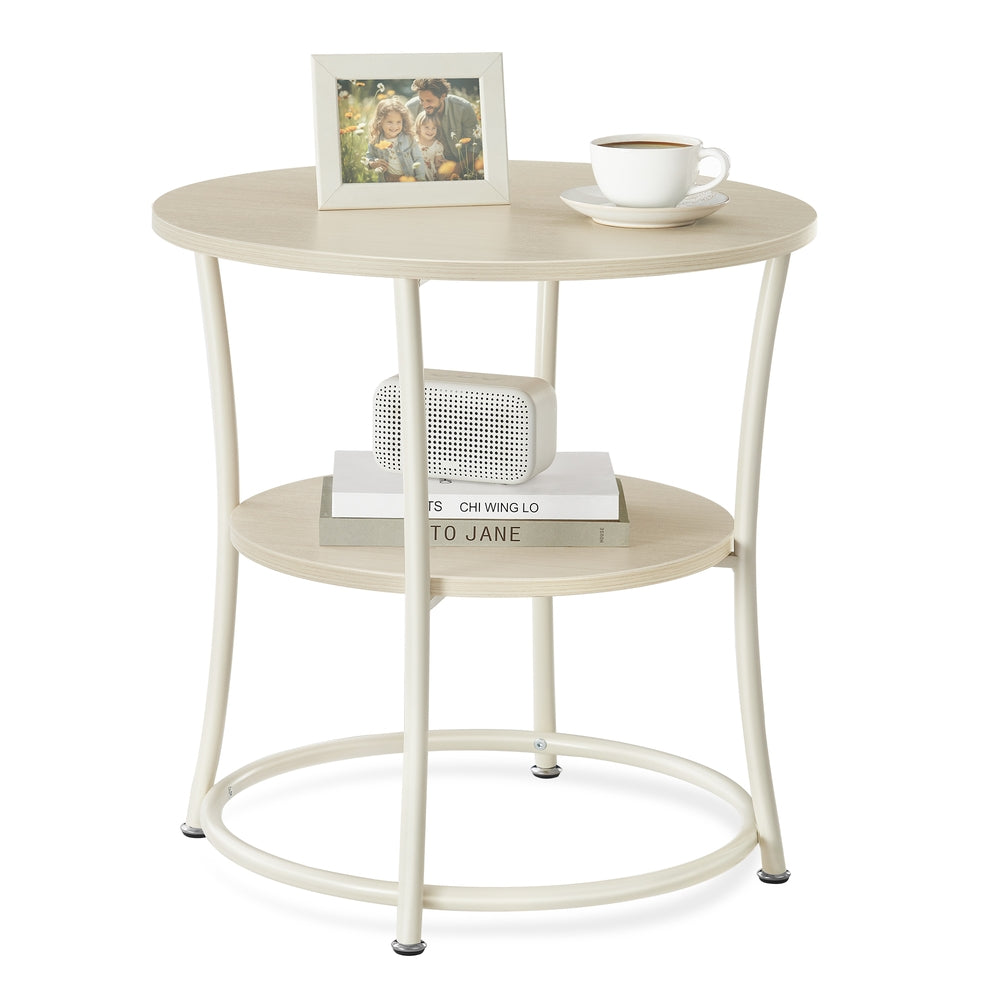 Round End Table With 2 Shelves - product photo 34