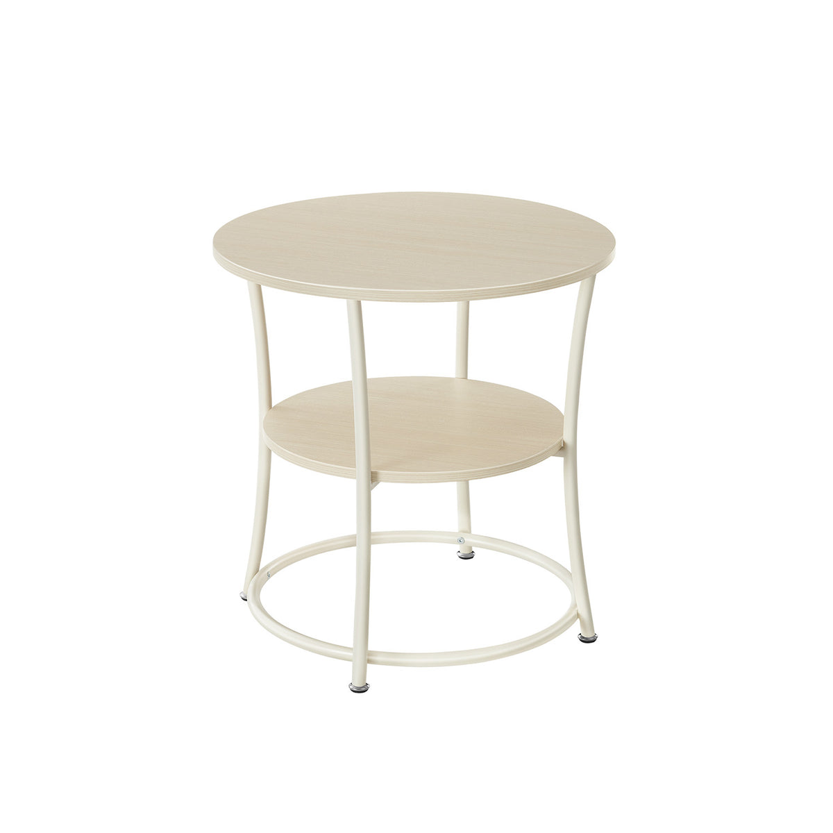 Round End Table With 2 Shelves - product photo 35