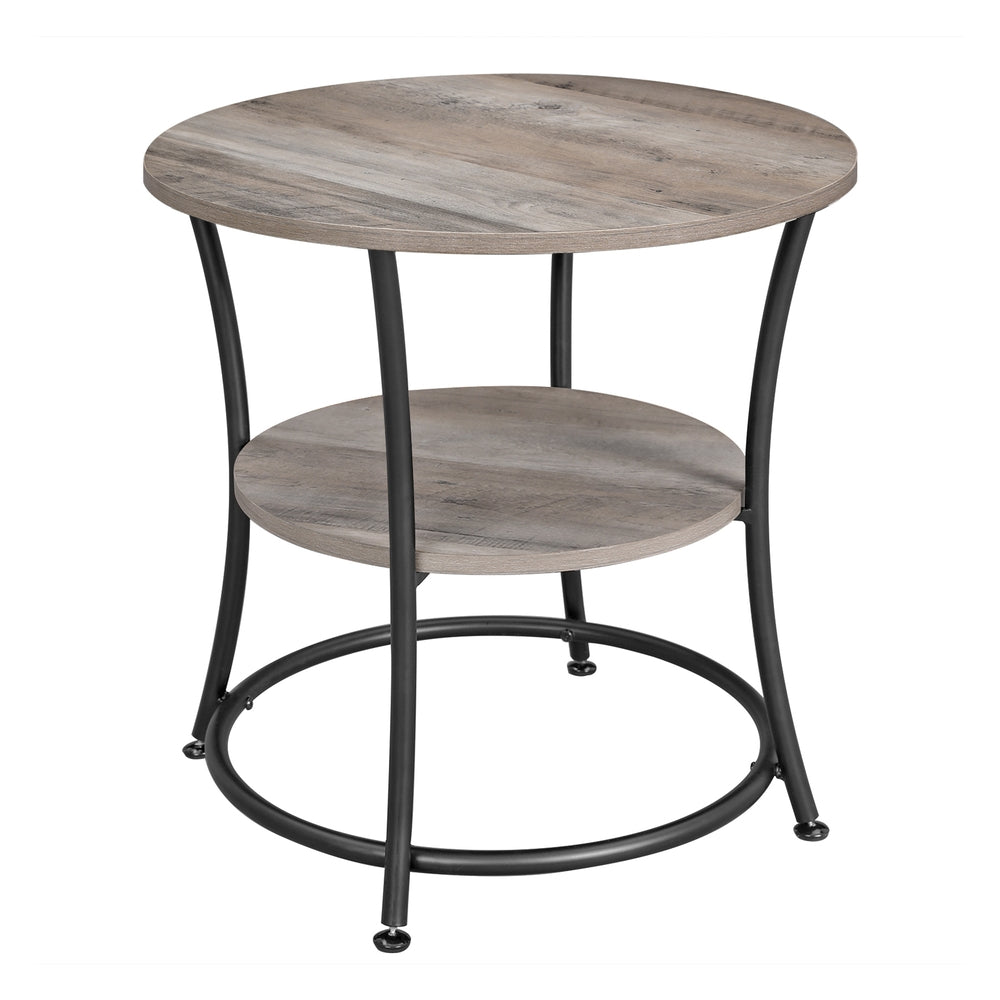 Round End Table With 2 Shelves - product photo 41
