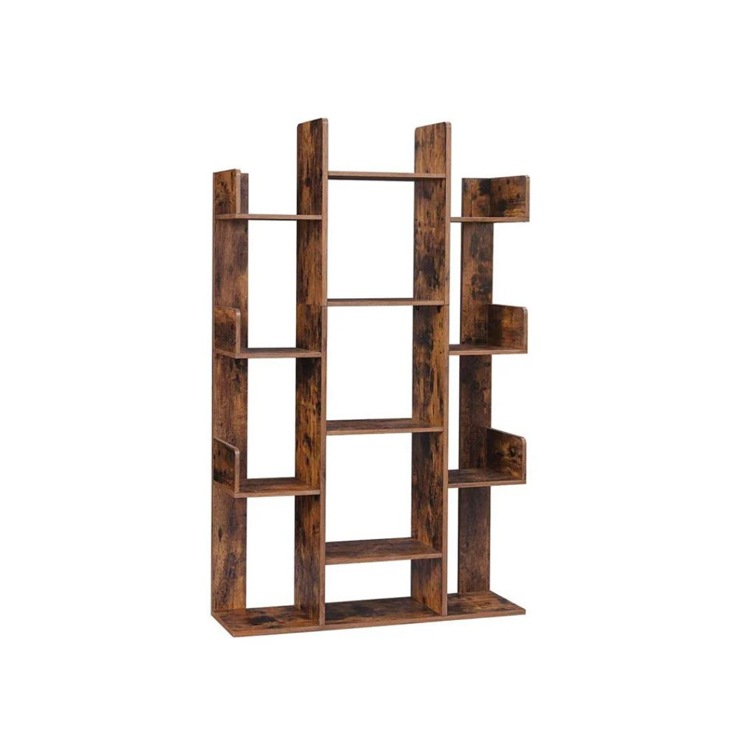 Tree Shaped Bookcase With 13 Storage Compartments – product view 1 | Ridgefield Furniture