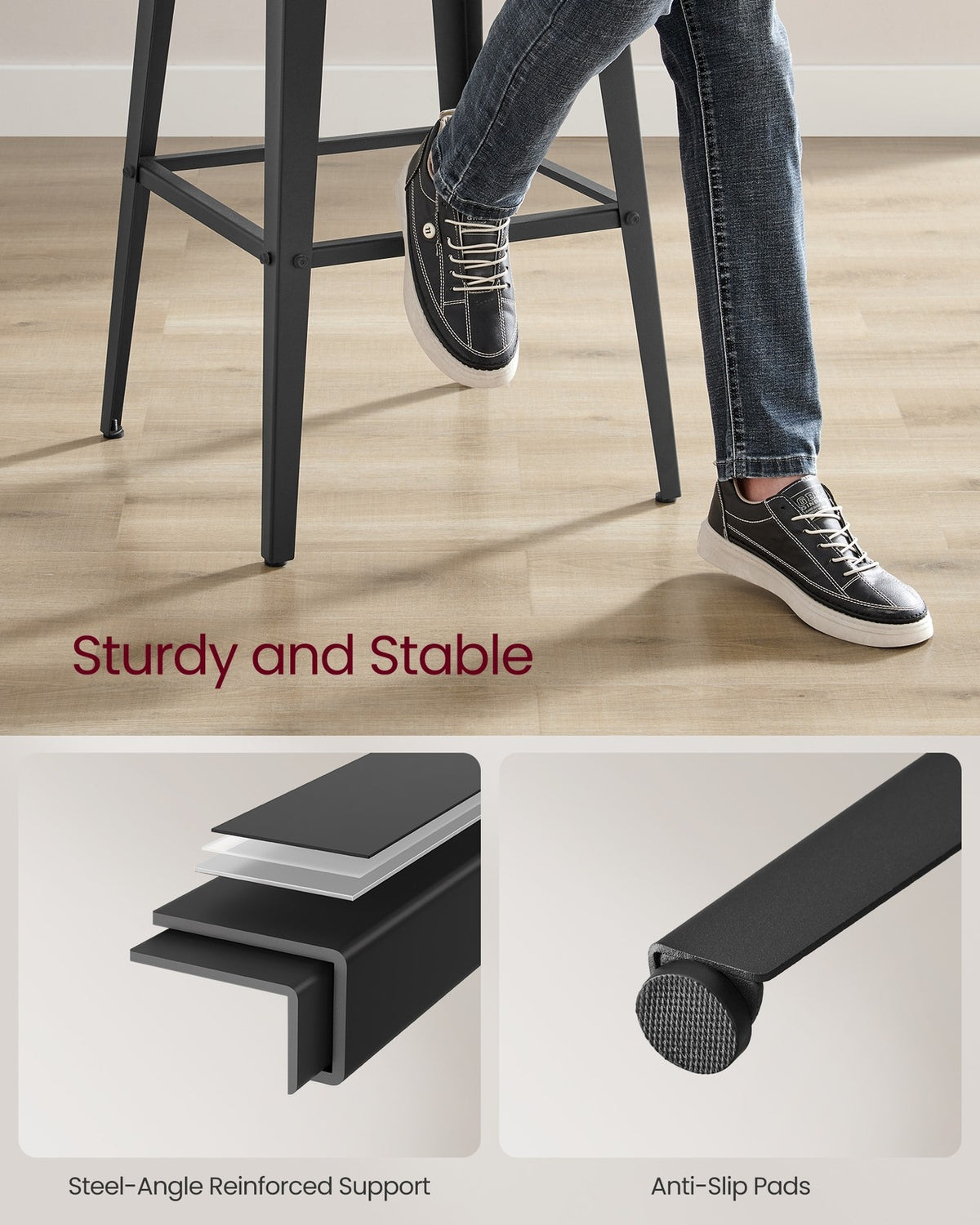 Set Of 2 Bar Stools - product photo 08