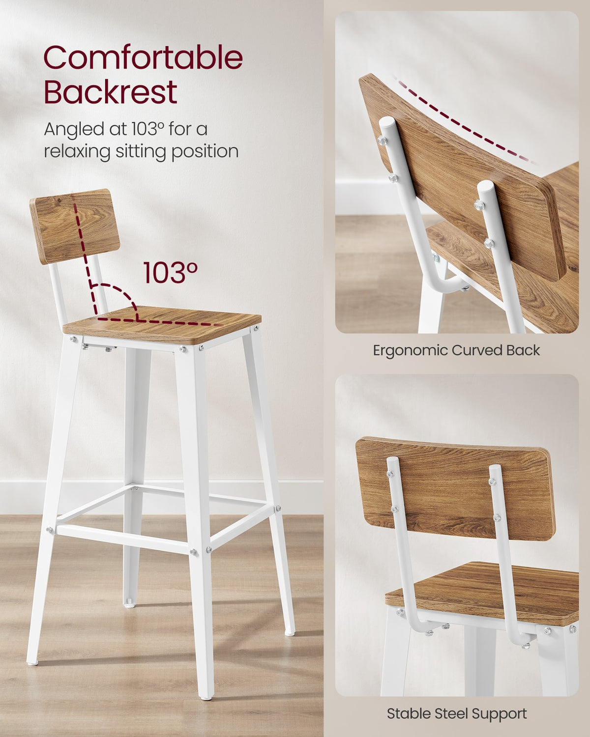 Set Of 2 Bar Stools - product photo 22