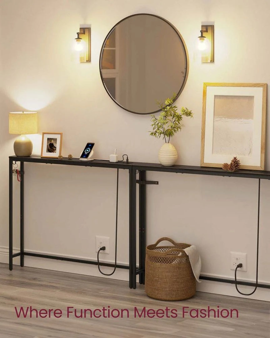 Console Table Set Of 2 With Power Outlets – product view 9 | Ridgefield Furniture