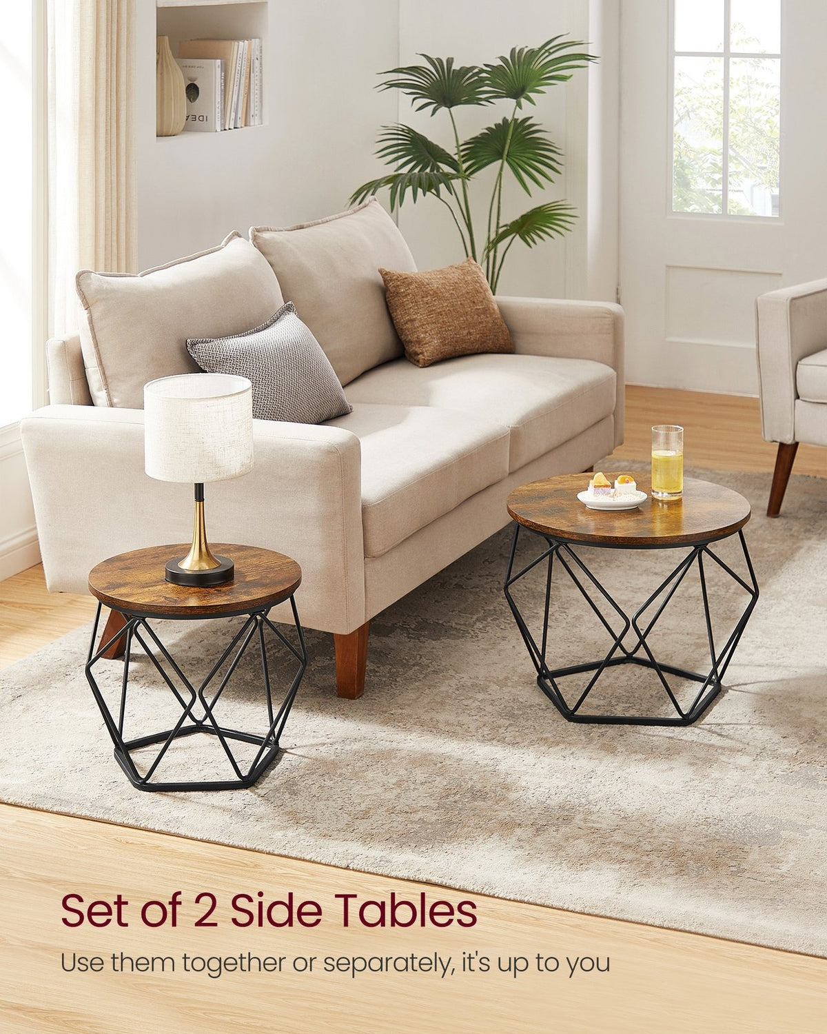 Set Of 2 Small Coffee Table - product photo 03