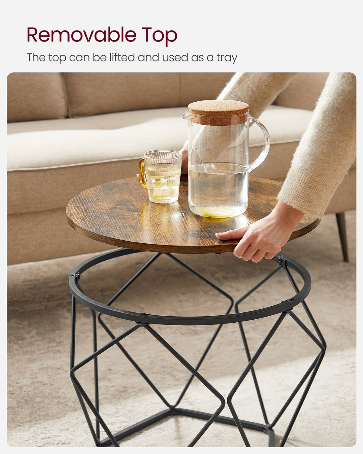 Set Of 2 Small Coffee Table - product photo 05