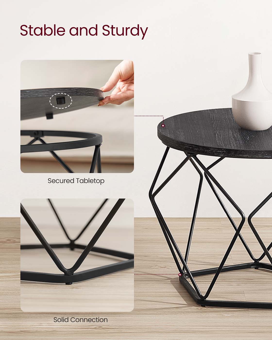Set Of 2 Small Coffee Table - product photo 17