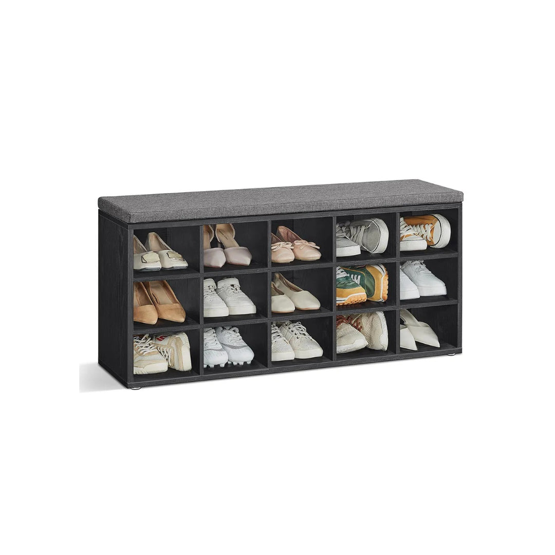 Shoe Storage Bench With Cushion – product view 3 | Ridgefield Furniture