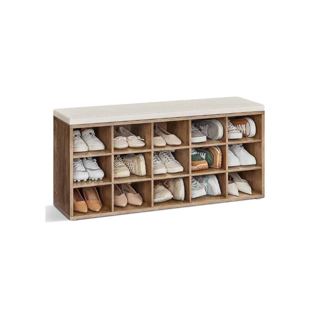 Shoe Storage Bench With Cushion – product view 5 | Ridgefield Furniture