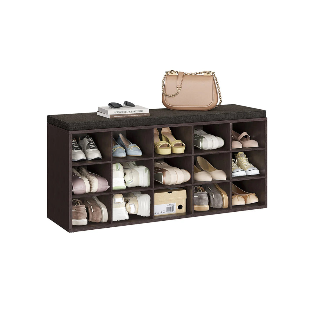 Shoe Storage Bench With Cushion – product view 6 | Ridgefield Furniture