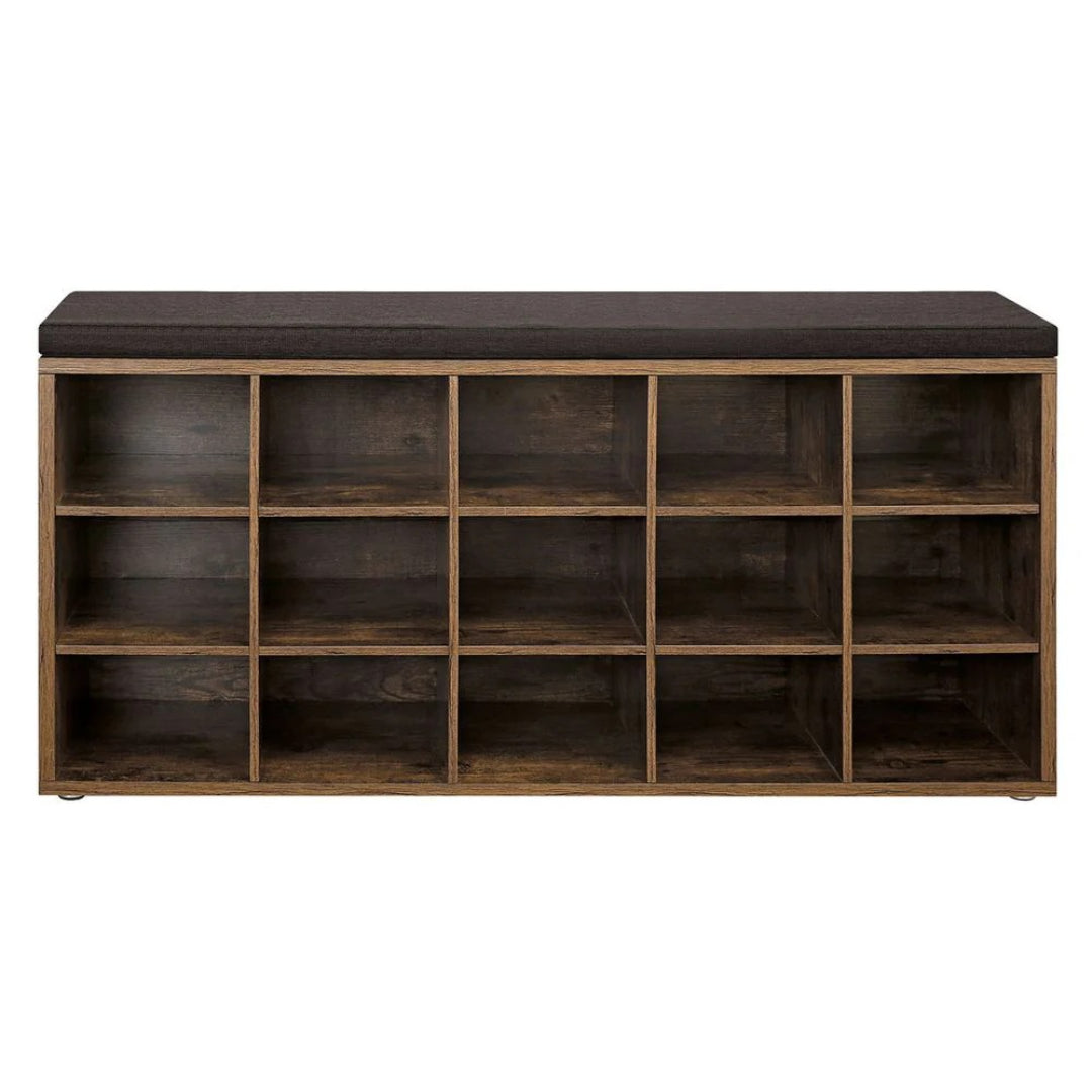 Shoe Storage Bench With Cushion – product view 20 | Ridgefield Furniture