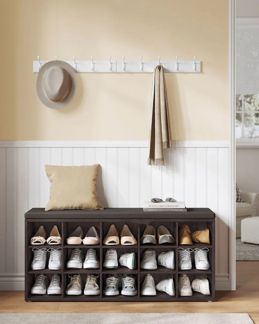 Shoe Storage Bench With Cushion – product view 23 | Ridgefield Furniture