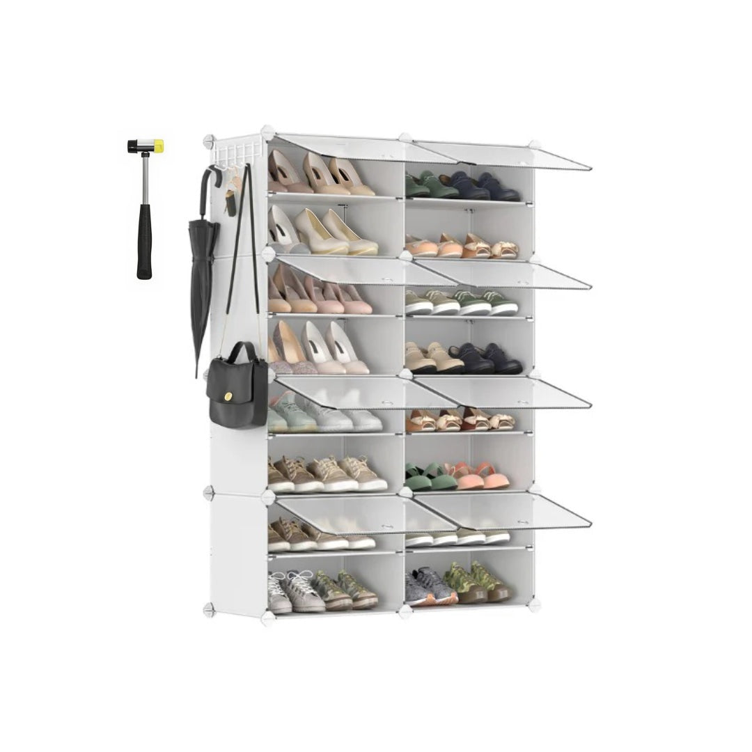 Shoe Organizer Cabinet With Doors 4 To 10 Cubes – product view 5 | Ridgefield Furniture