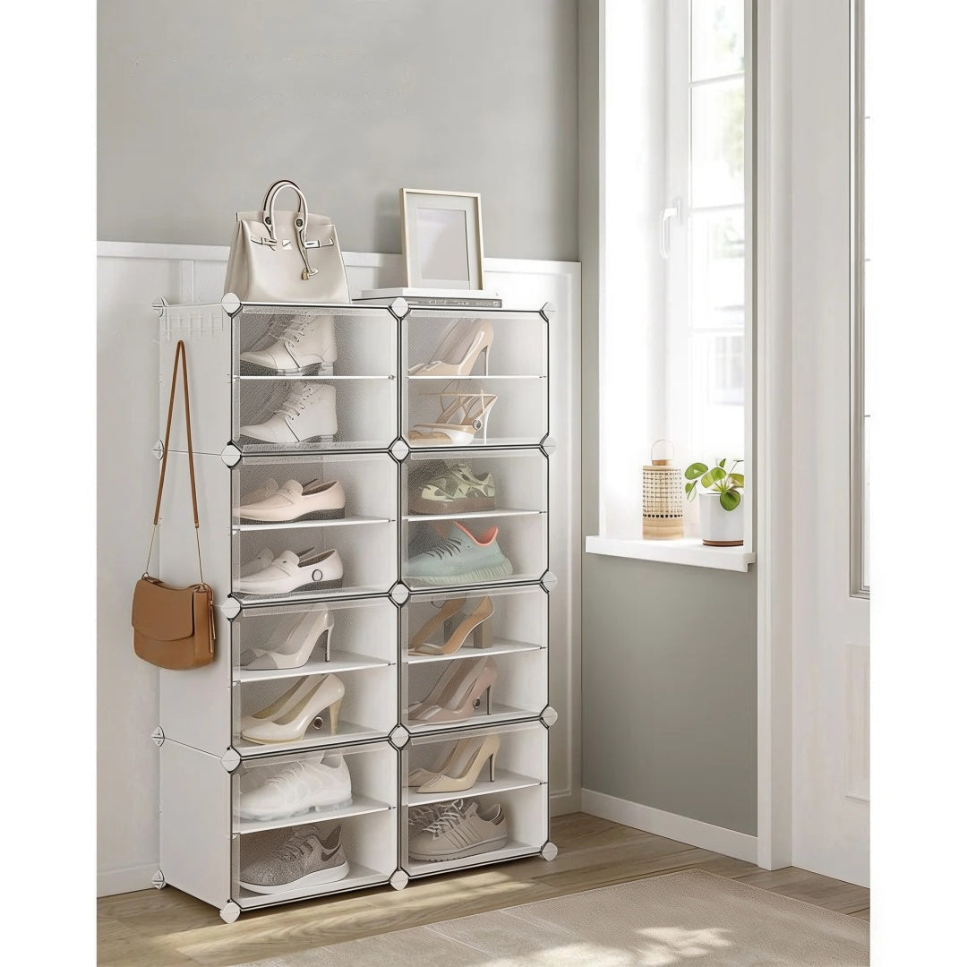 Shoe Organizer Cabinet With Doors 4 To 10 Cubes – product view 19 | Ridgefield Furniture