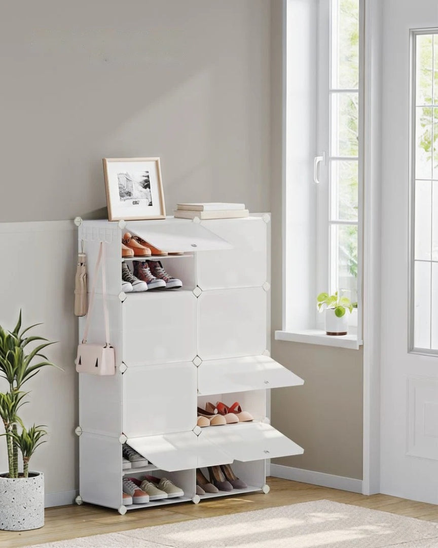 Shoe Organizer Cabinet With Doors 4 To 10 Cubes – product view 26 | Ridgefield Furniture