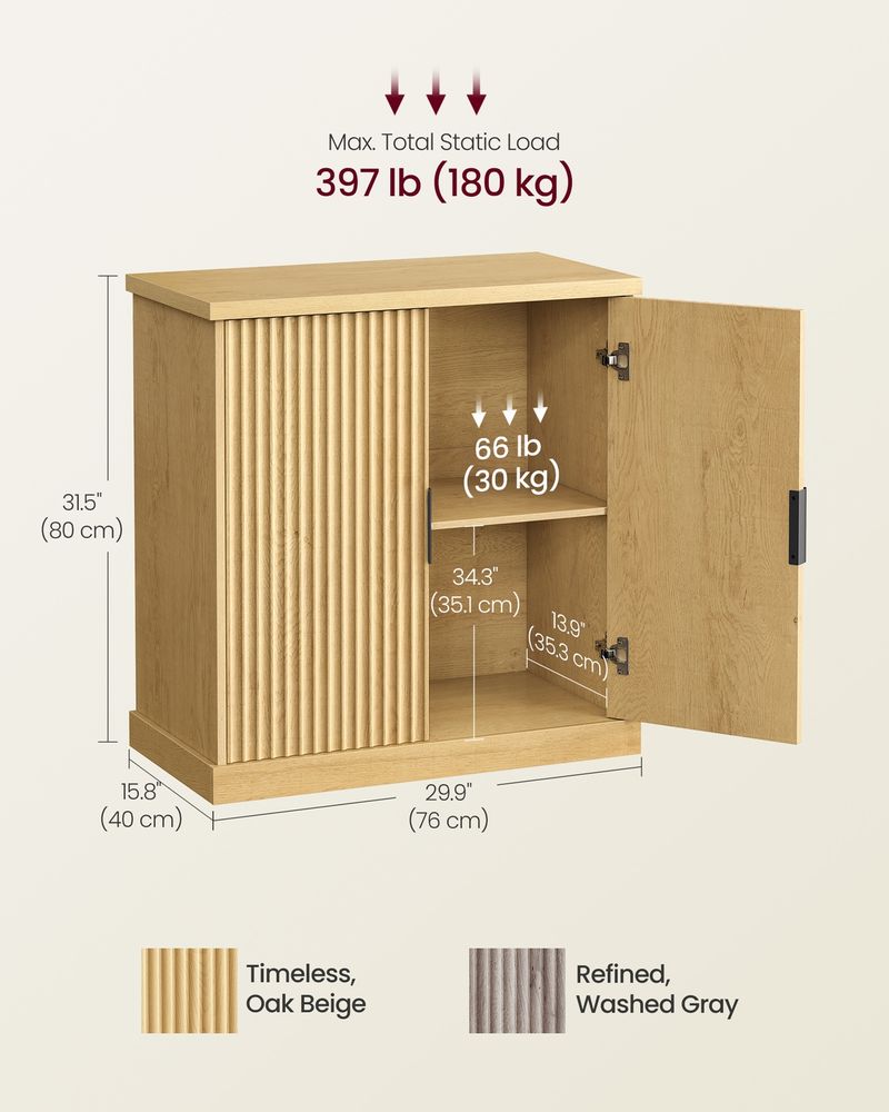 Sideboard With Adjustable Shelf - product photo 05