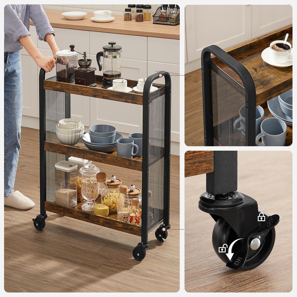 Slim Kitchen Cart For Narrow Spaces - product photo 08