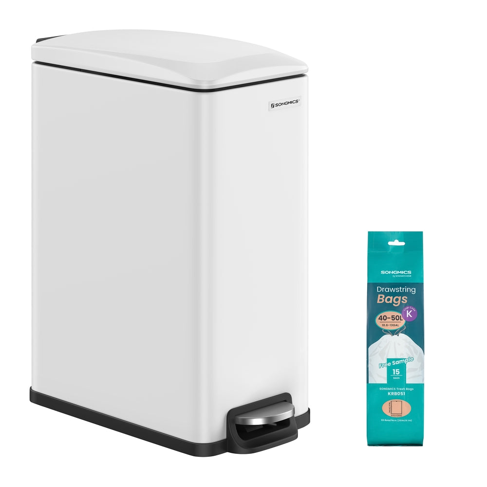 Slim Stainless Steel Trash Bin - product photo 09