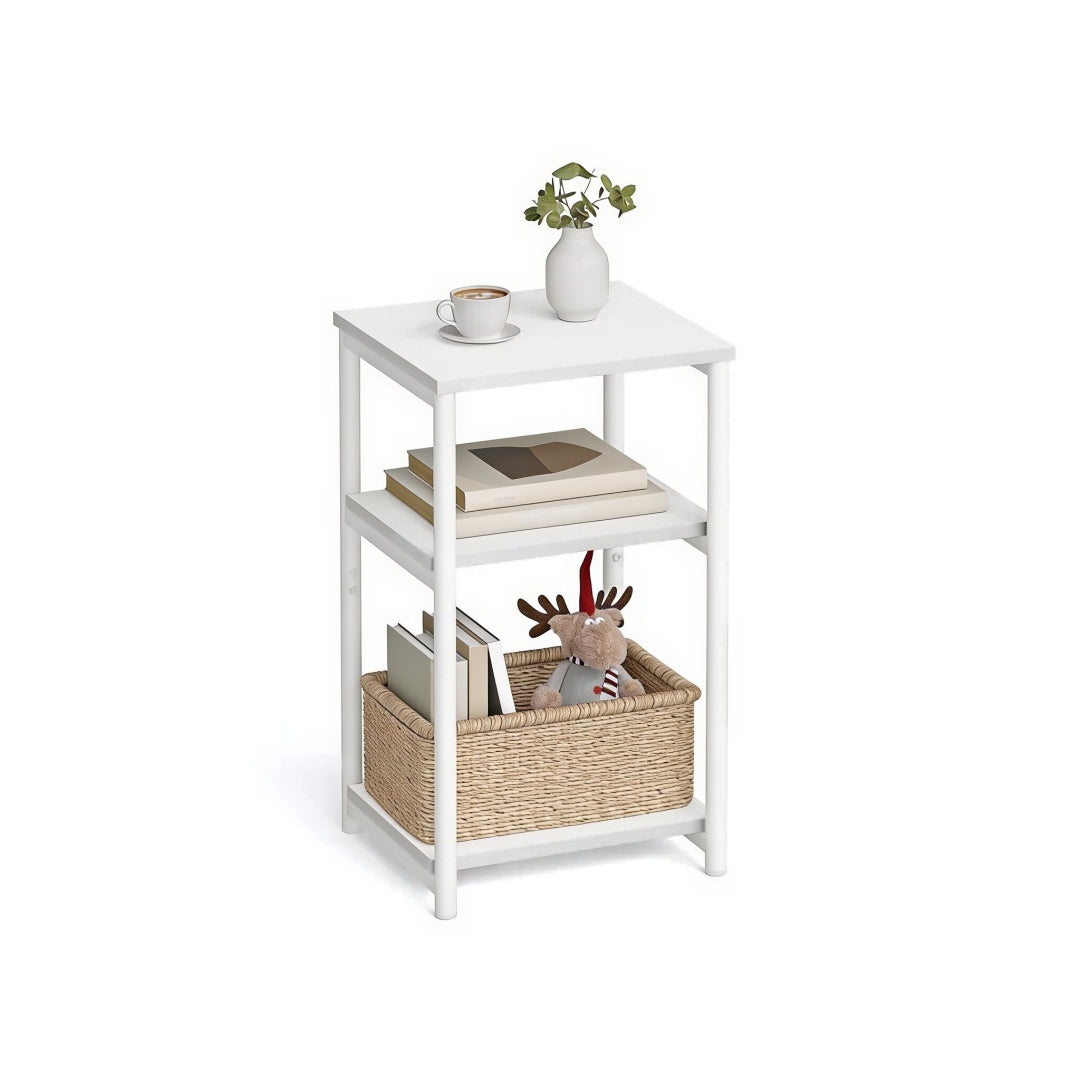 Small 3-Tier End Table with Open Storage – product view 3 | Ridgefield Furniture