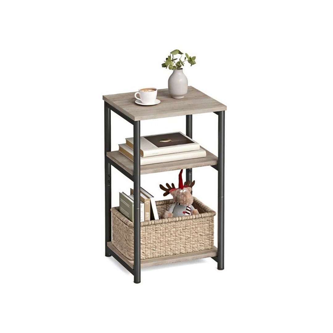 Small 3-Tier End Table with Open Storage – product view 4 | Ridgefield Furniture