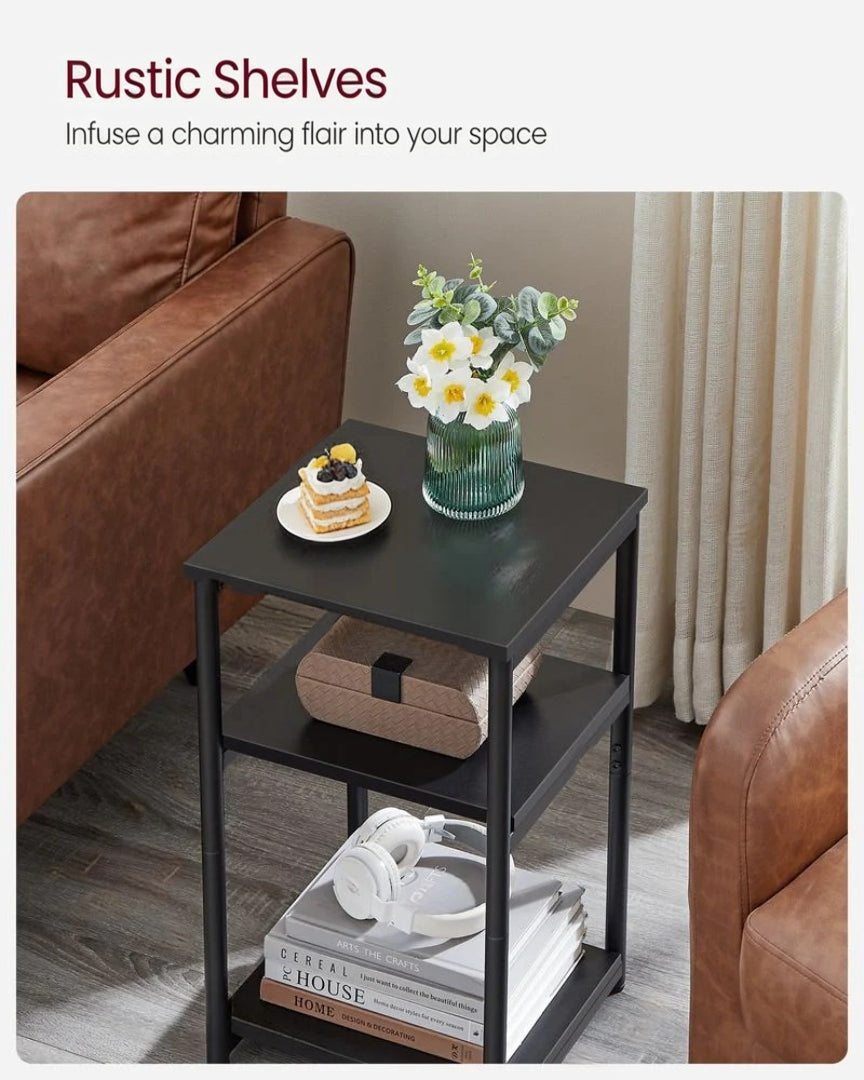Small 3-Tier End Table with Open Storage – product view 17 | Ridgefield Furniture
