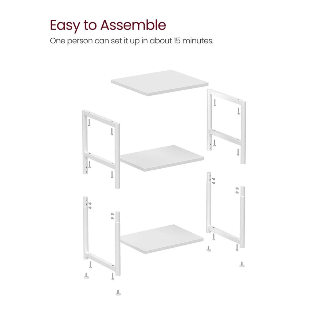 Small 3-Tier End Table with Open Storage – product view 26 | Ridgefield Furniture