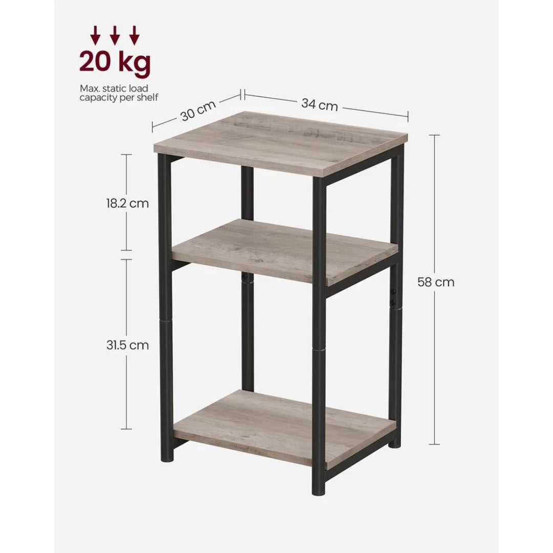 Small 3-Tier End Table with Open Storage – product view 33 | Ridgefield Furniture