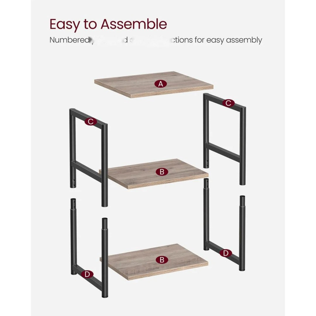 Small 3-Tier End Table with Open Storage – product view 35 | Ridgefield Furniture