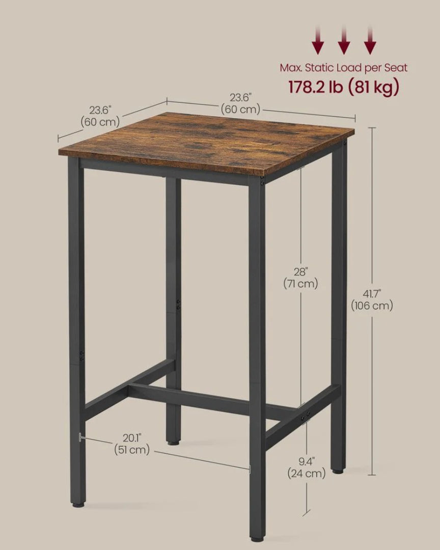 Small Kitchen Dining Table for Narrow Spaces – product view 6 | Ridgefield Furniture