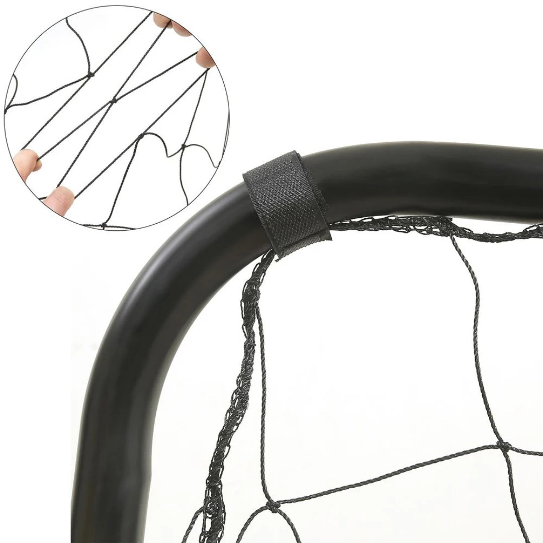 Soccer Goal 12x6ft Kids Backyard Training Net With Stakes – product view 4 | Ridgefield Furniture