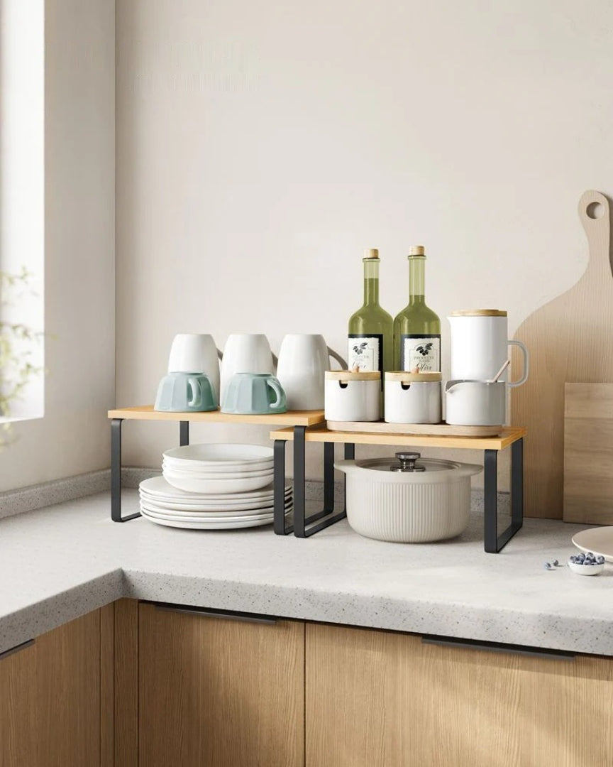 Stackable Cabinet Counter Shelves Set of 2 – product view 7 | Ridgefield Furniture