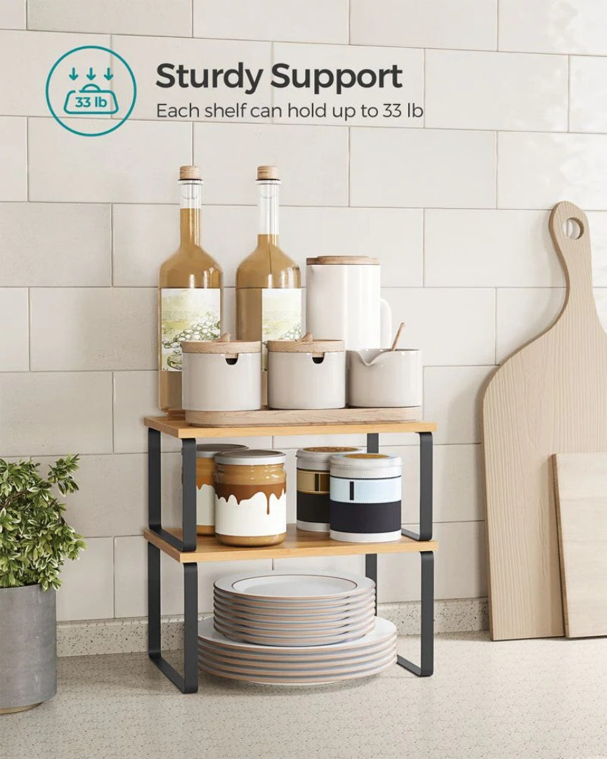 Stackable Cabinet Counter Shelves Set of 2 – product view 9 | Ridgefield Furniture