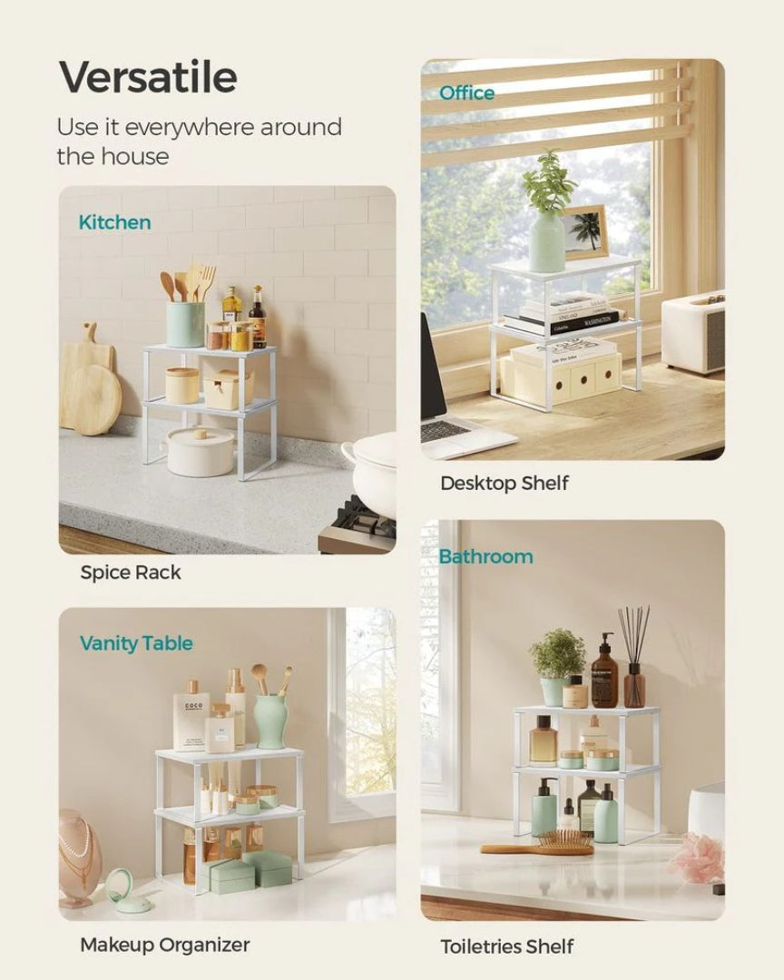 Stackable Cabinet Counter Shelves Set of 2 – product view 20 | Ridgefield Furniture