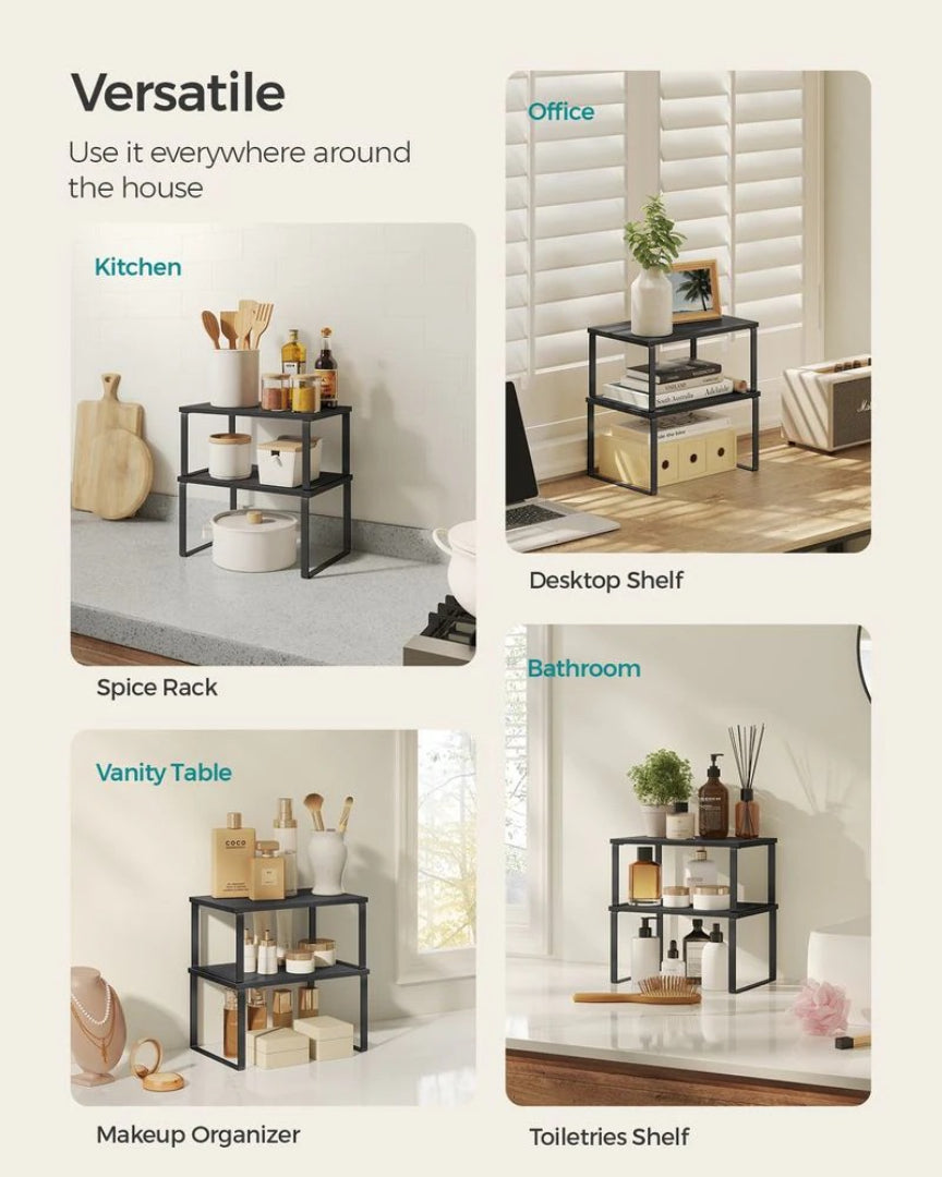 Stackable Cabinet Counter Shelves Set of 2 – product view 26 | Ridgefield Furniture