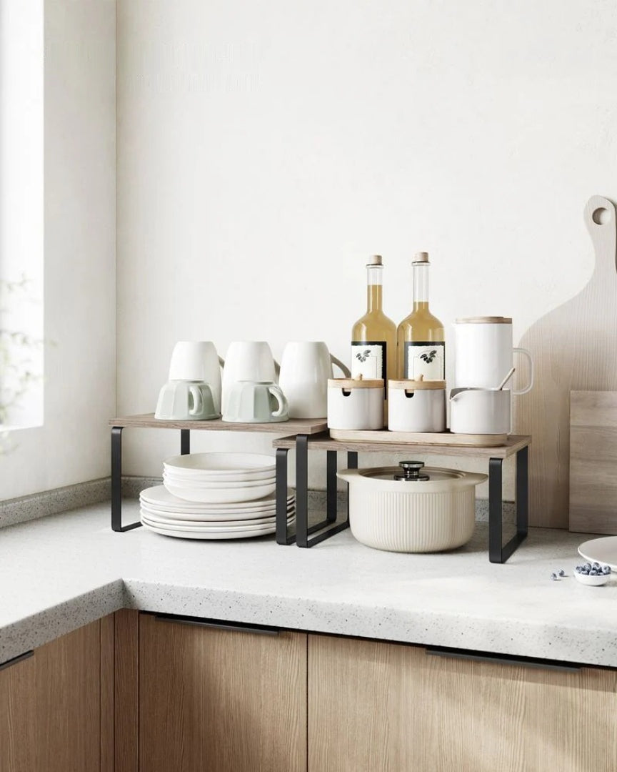 Stackable Cabinet Counter Shelves Set of 2 – product view 28 | Ridgefield Furniture