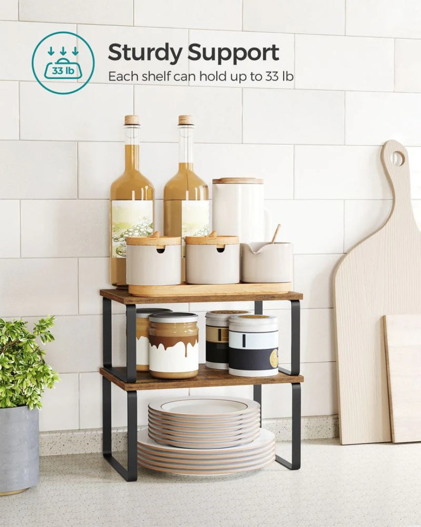 Stackable Cabinet Counter Shelves Set of 2 – product view 35 | Ridgefield Furniture