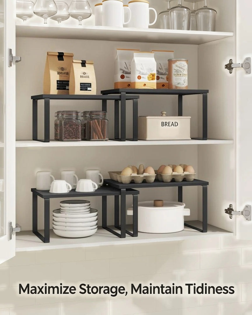 Stackable Kitchen Counter Shelves Set of 4 – product view 8 | Ridgefield Furniture