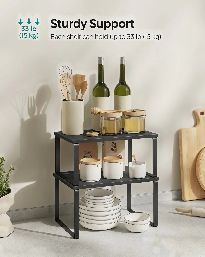 Stackable Kitchen Counter Shelves Set of 4 – product view 9 | Ridgefield Furniture