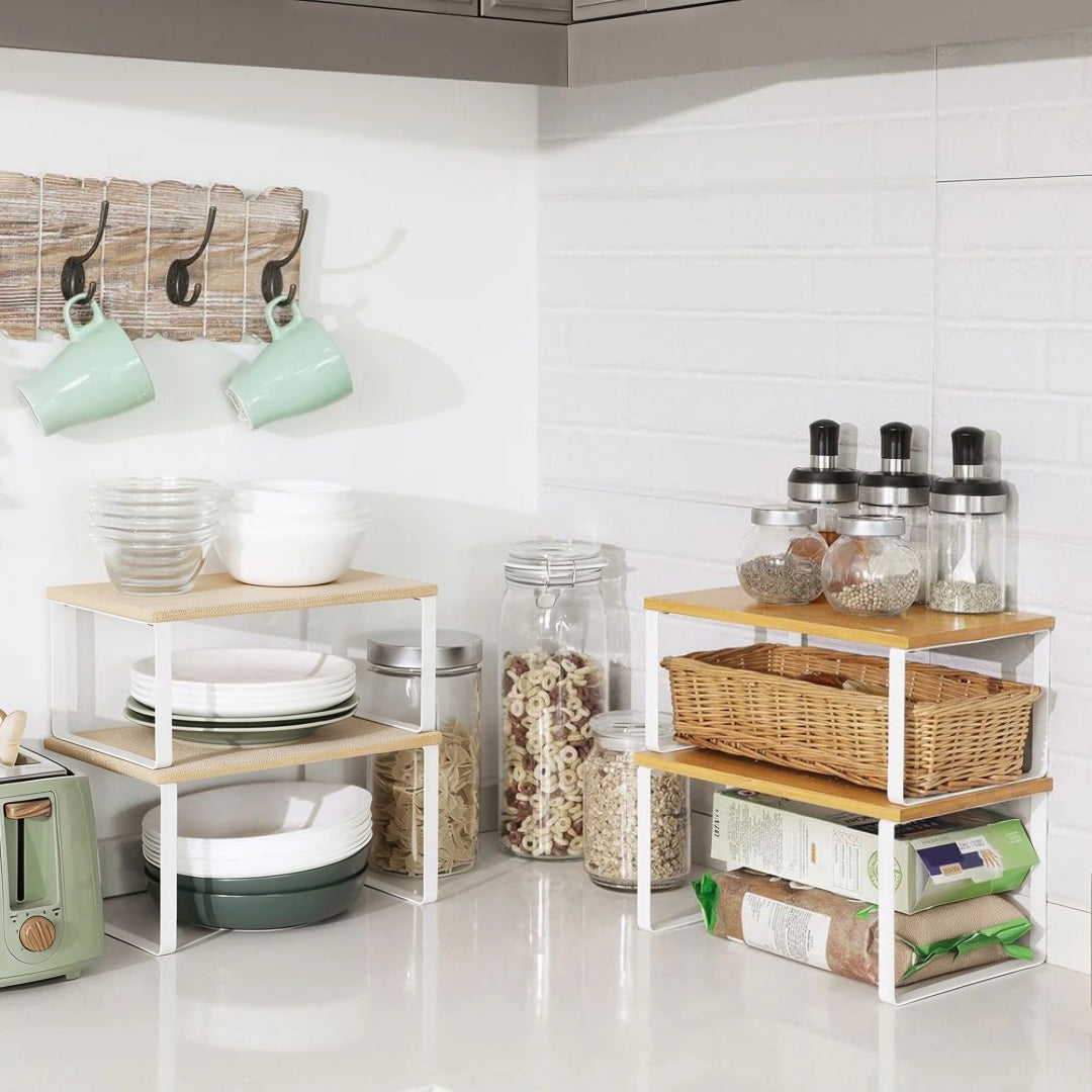 Stackable Kitchen Counter Shelves Set of 4 – product view 13 | Ridgefield Furniture