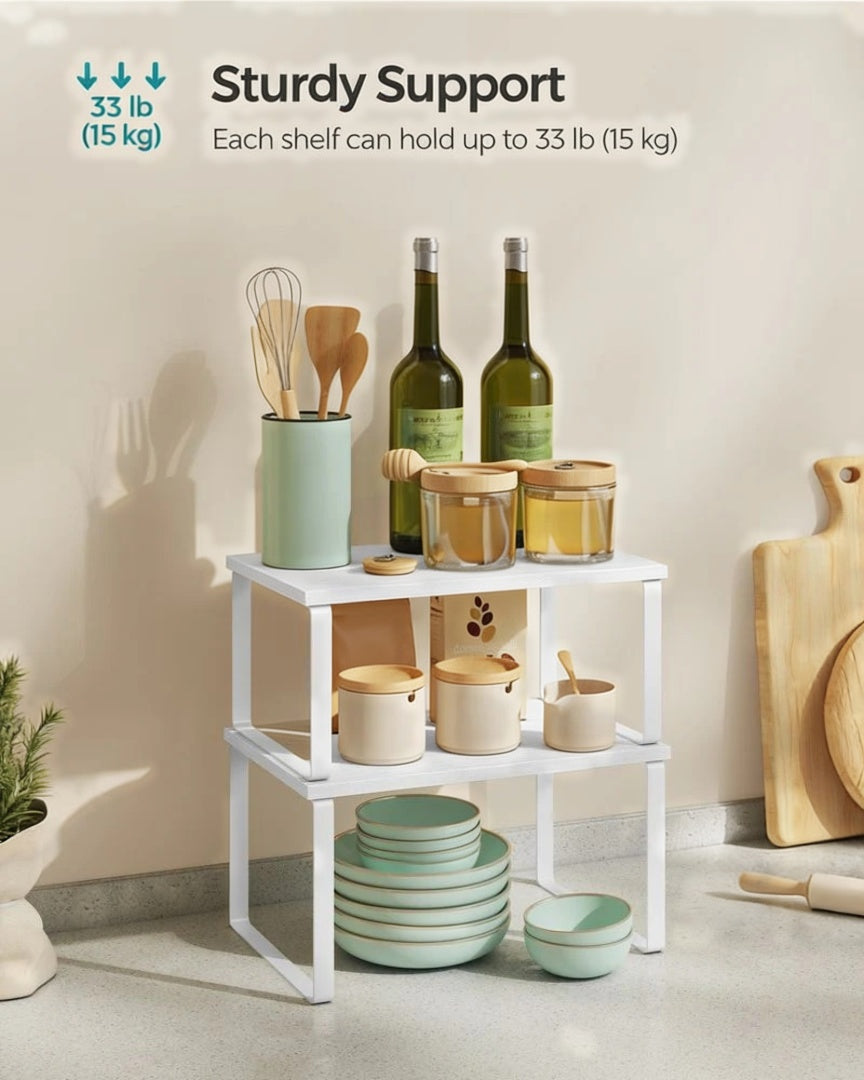 Stackable Kitchen Counter Shelves Set of 4 – product view 19 | Ridgefield Furniture