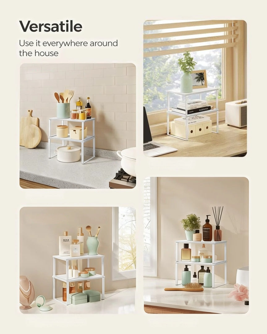 Stackable Kitchen Counter Shelves Set of 4 – product view 20 | Ridgefield Furniture