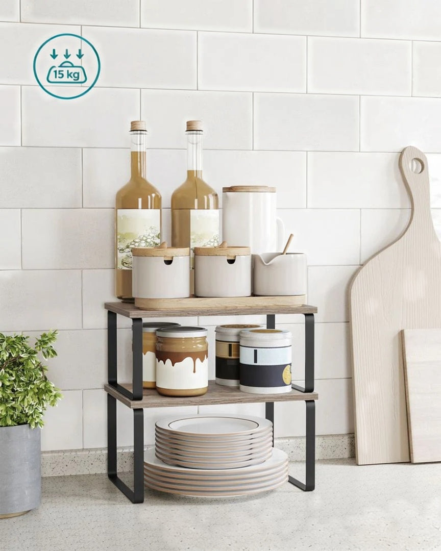 Stackable Kitchen Counter Shelves Set of 4 – product view 22 | Ridgefield Furniture