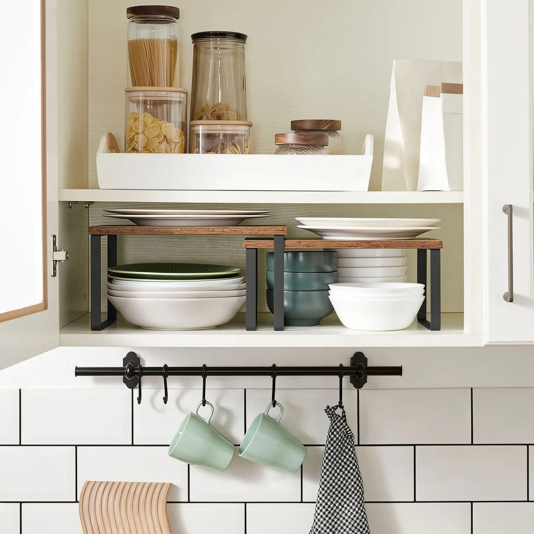 Stackable Kitchen Counter Shelves Set of 4 – product view 29 | Ridgefield Furniture