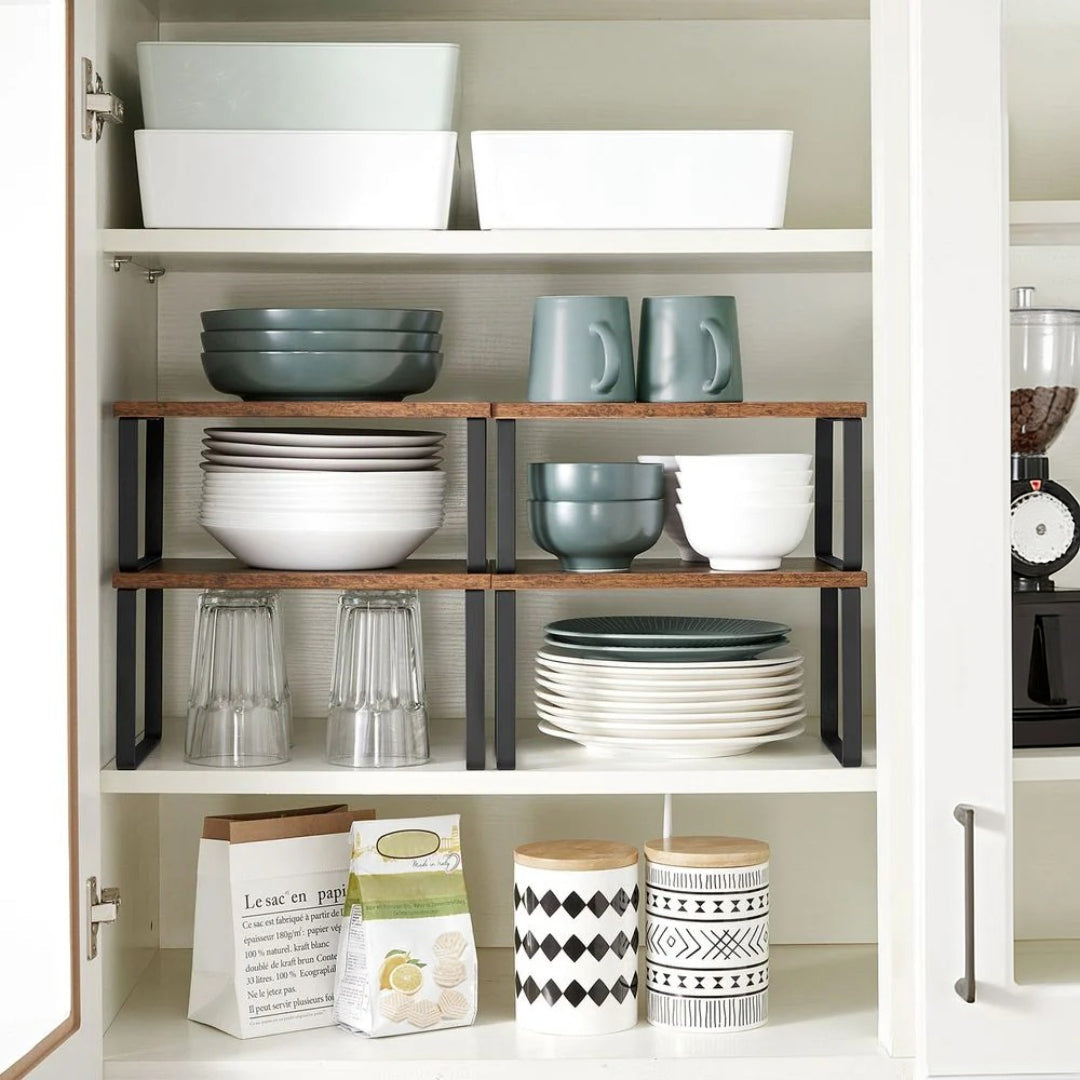 Stackable Kitchen Counter Shelves Set of 4 – product view 32 | Ridgefield Furniture