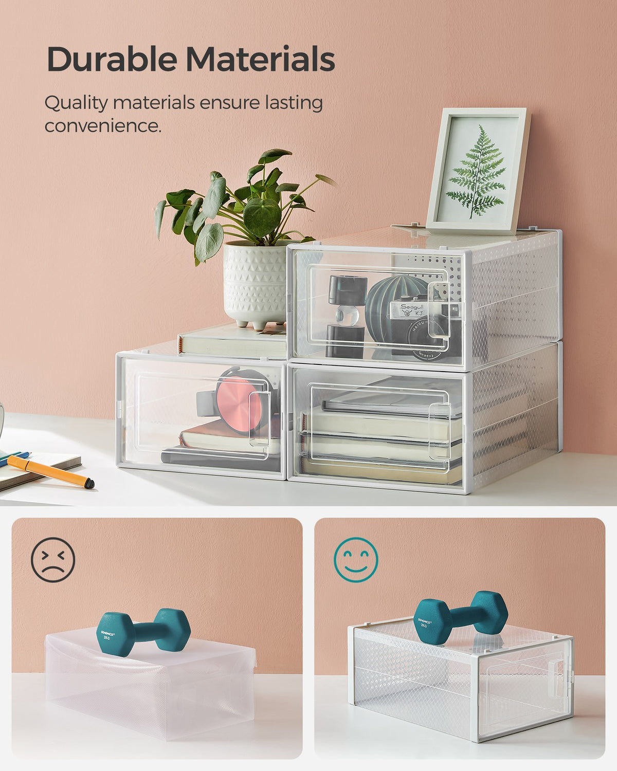 Stackable Shoe Storage Organizers - product photo 05