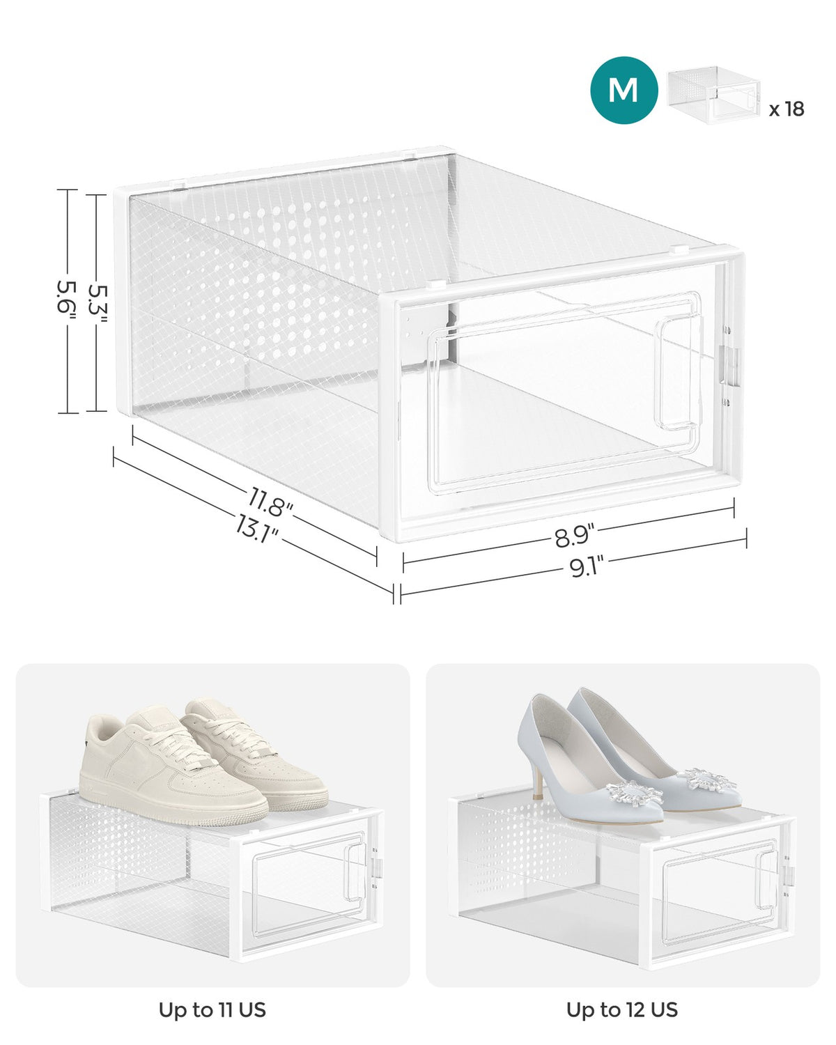 Stackable Shoe Storage Organizers - product photo 06