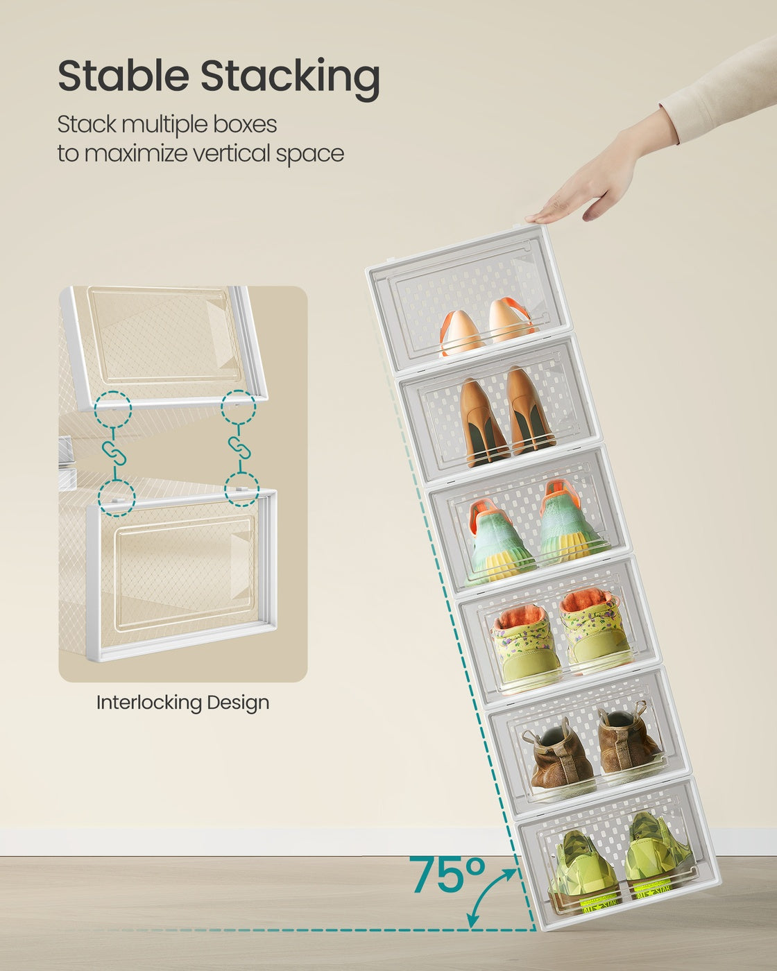 Stackable Shoe Storage Organizers - product photo 11