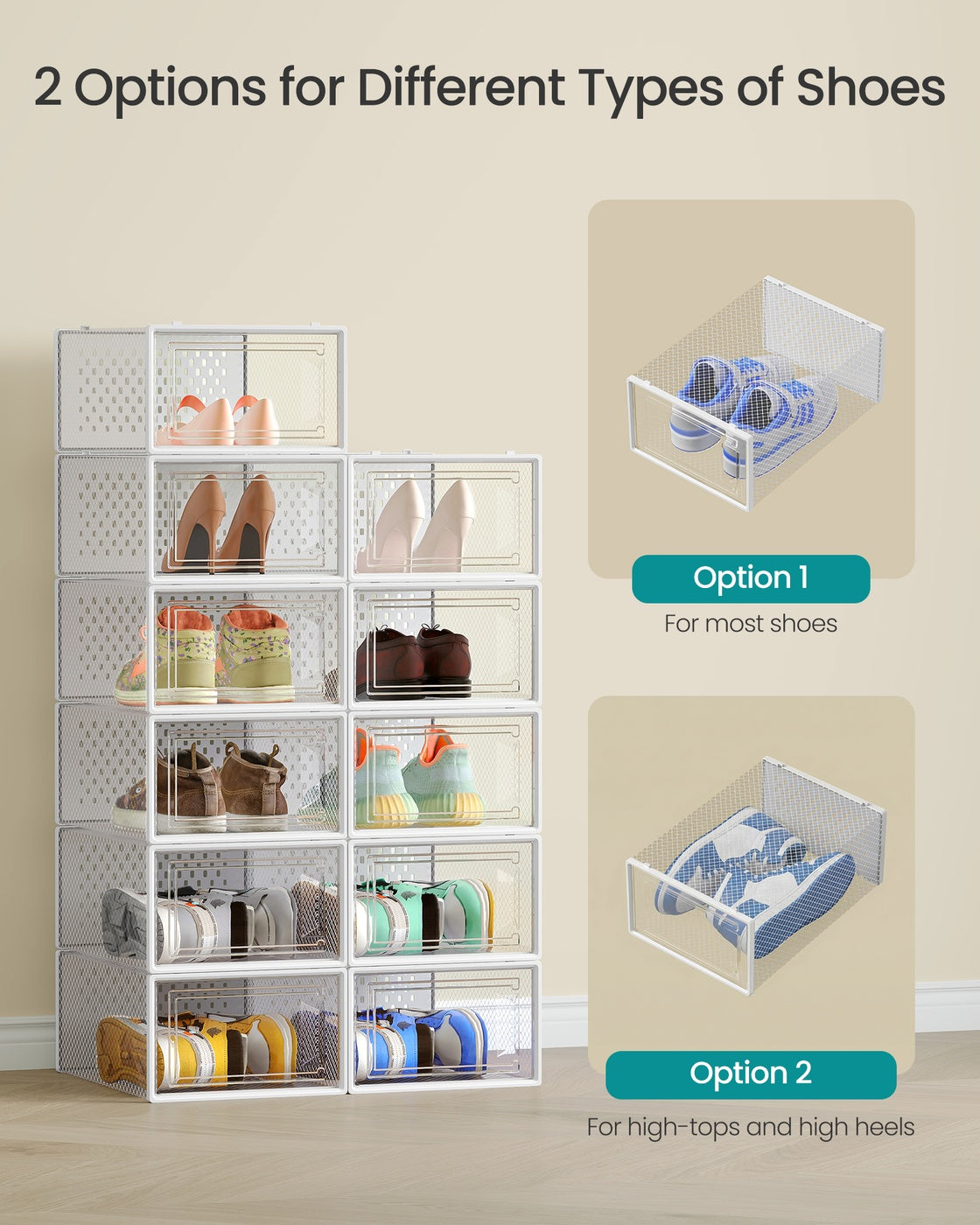 Stackable Shoe Storage Organizers - product photo 12