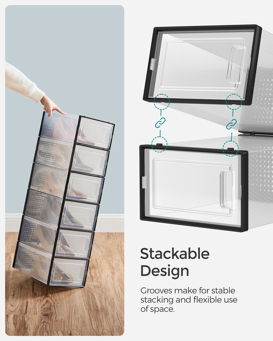 Stackable Shoe Storage Organizers - product photo 19