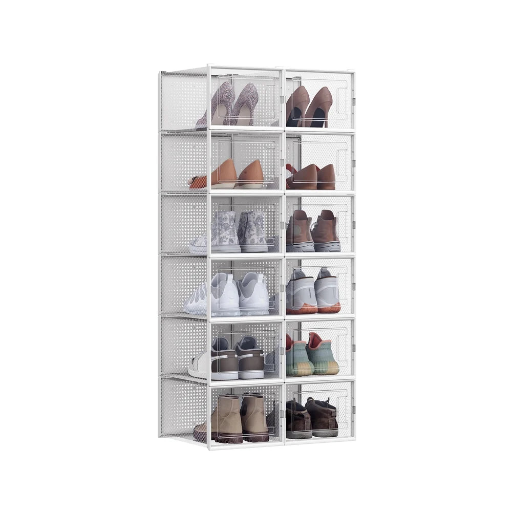 Stackable Shoe Storage Organizers - ULSP12MWT